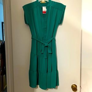 NWT tags! Beautiful Money green dress size XS